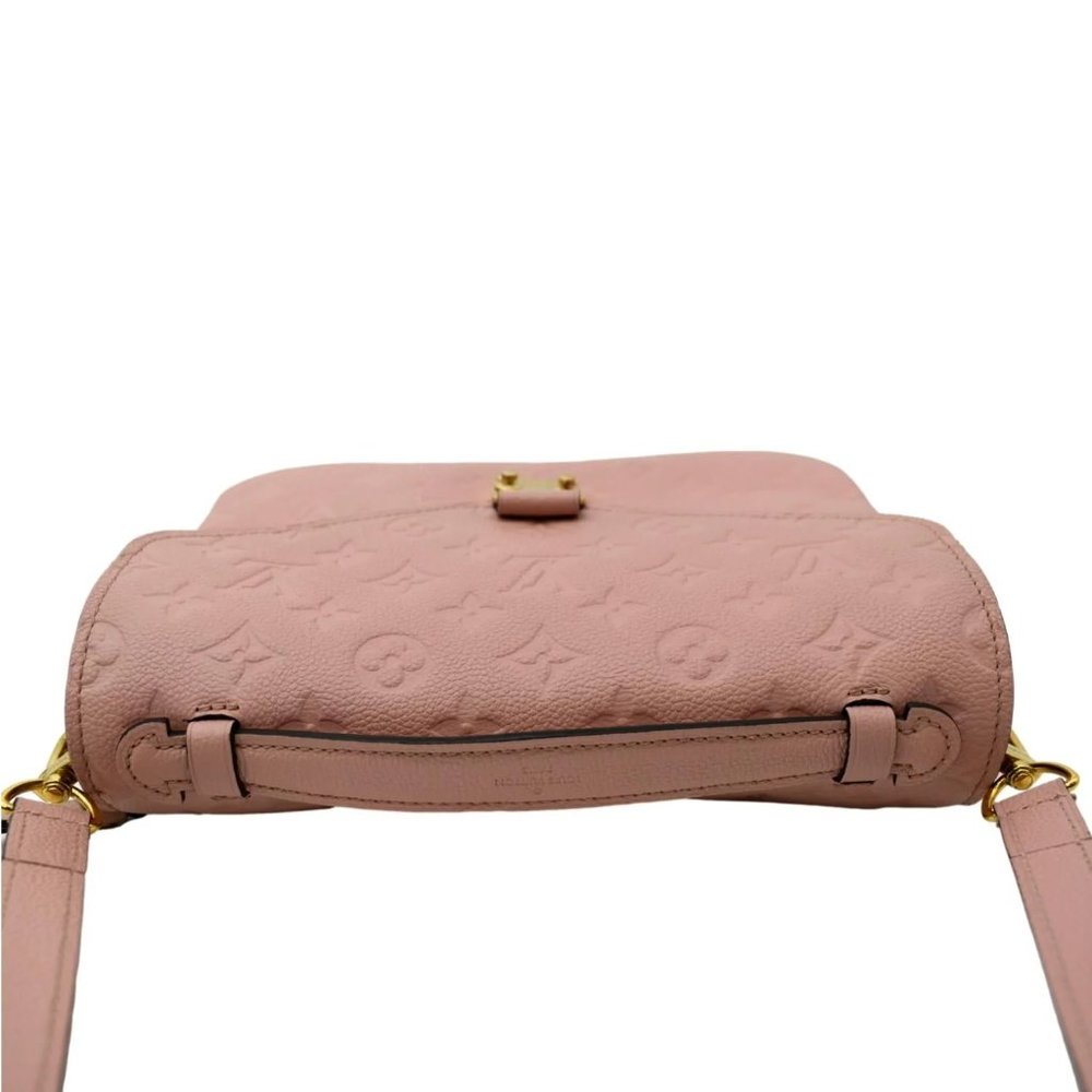 LOUIS VUITTON Metis Pochette Empreinte Leather Crossbody Bag Pink - Picture 4 of 12